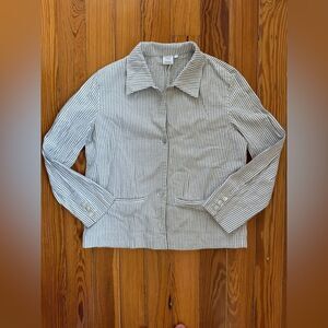 Garnet Hill Striped Blazer